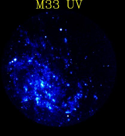 [M33 in UV]