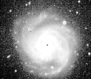 [M61, wider view, Greg Bothun]