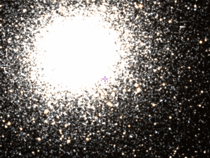 [Barnard 29 in DSS image of M13]