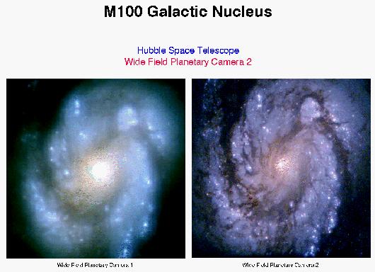 [M100 Comparison, HST: WFPCM100Comp2]